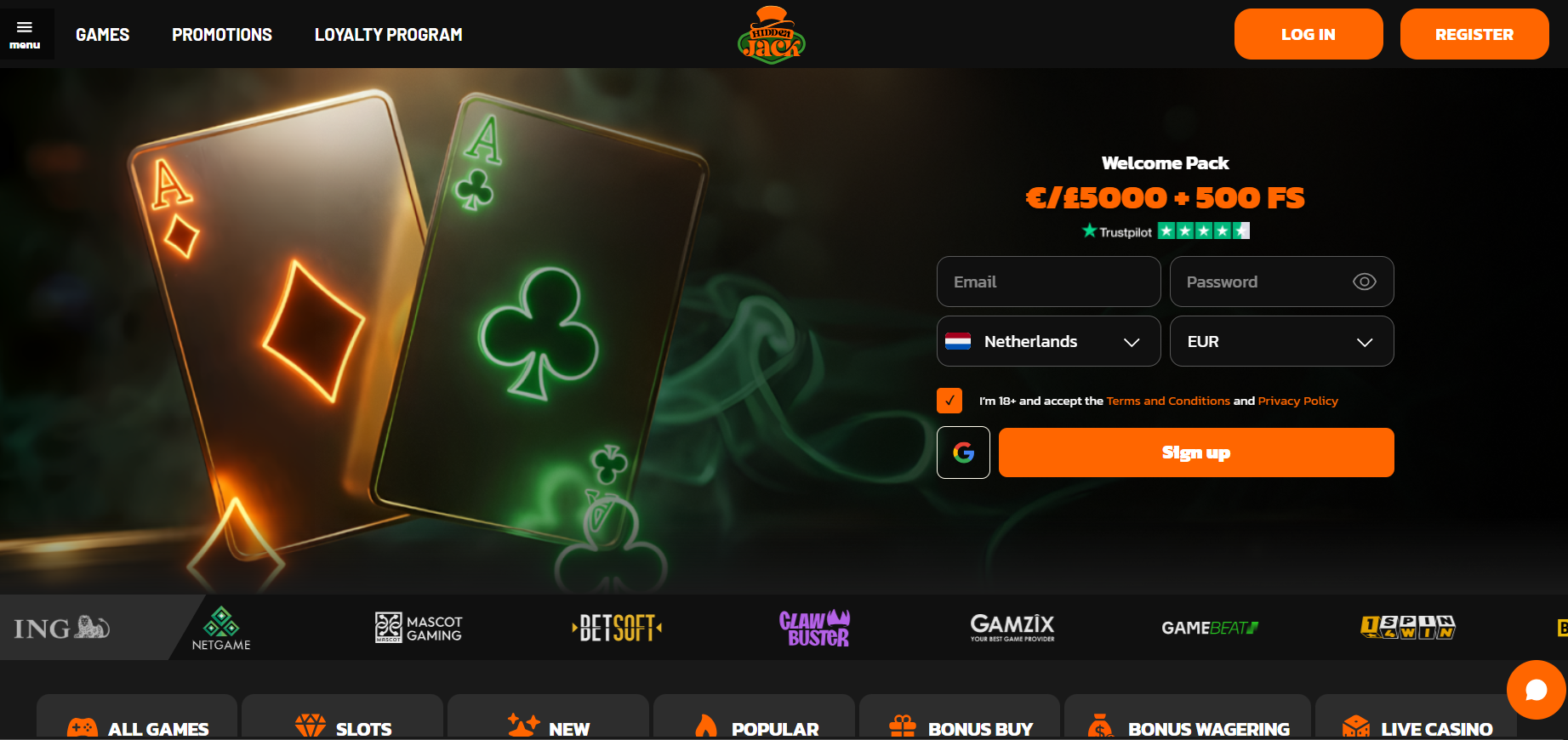 Hiddenjack casino review